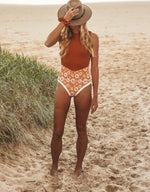 Lobitos Surf Suit - Rustic Flower Power (Cheeky)