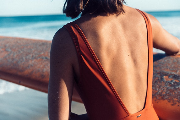 Lady Suit in Burnt Orange