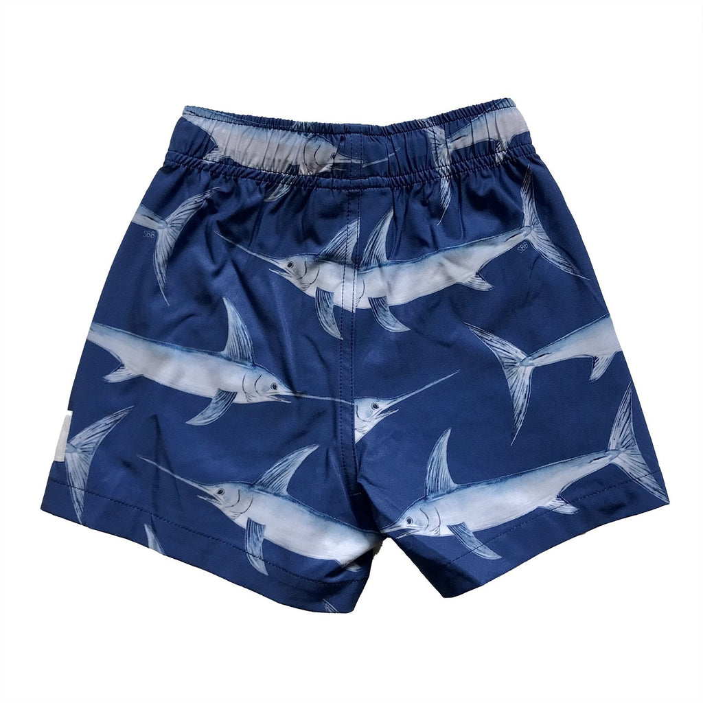 Kids Stretchy Trunks: Swordfish