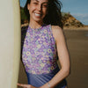 Lennox Surfsuit in Purple & Lily