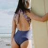 Lennox Surfsuit in Purple & Lily