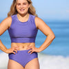 Bondi Crop in Purple