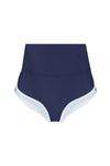 Betty Surf Bottoms 2.0 - Blue with white waist band