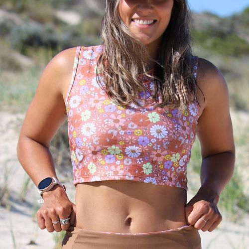 Bondi Crop in Daisy