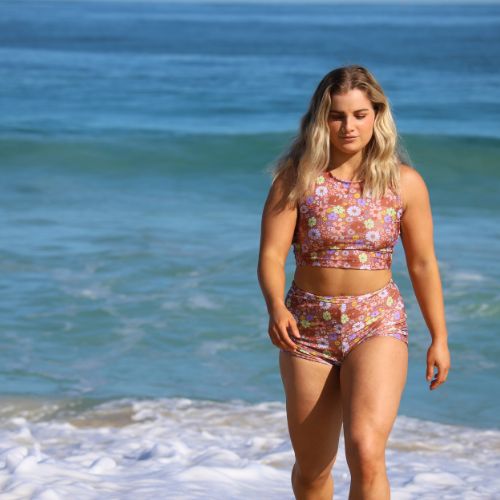 Bondi Crop in Daisy