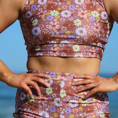 Bondi Crop in Daisy