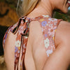 Lennox Surfsuit in Chocolate & Daisy