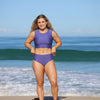 Bondi Crop in Purple
