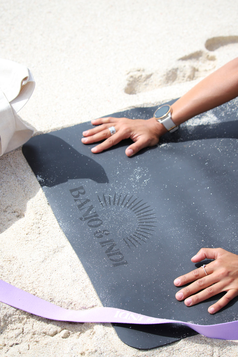 Yoga Mat | Natural Rubber | Charcoal Grey