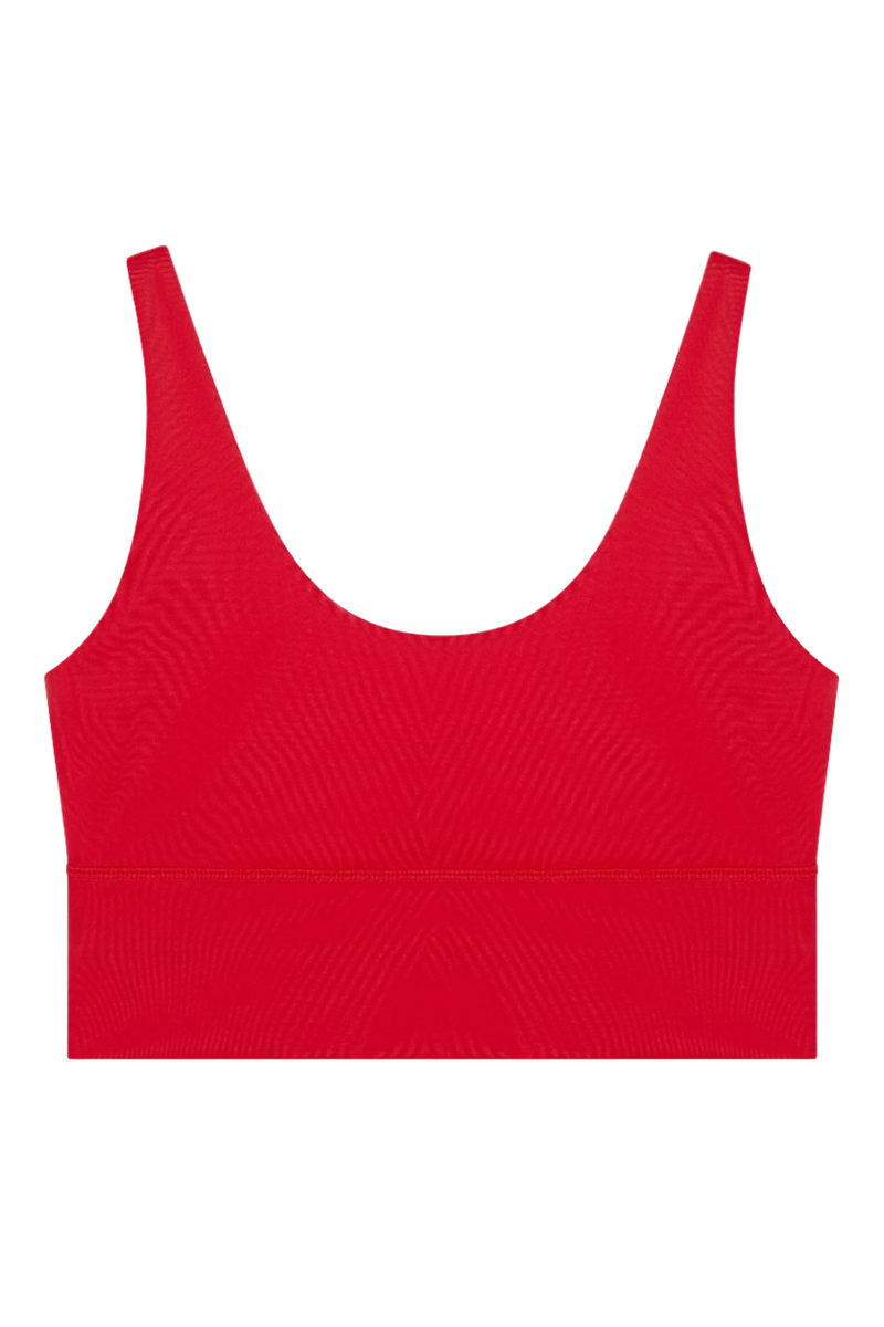 Punchy Surf Bikini Top - Red