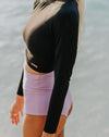 Paloma Surf Crop Top- Black