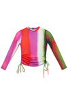 Ruched Rashguard - Ombre