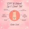 SPF 50 Natural Lip & Cheek Tint - Coral