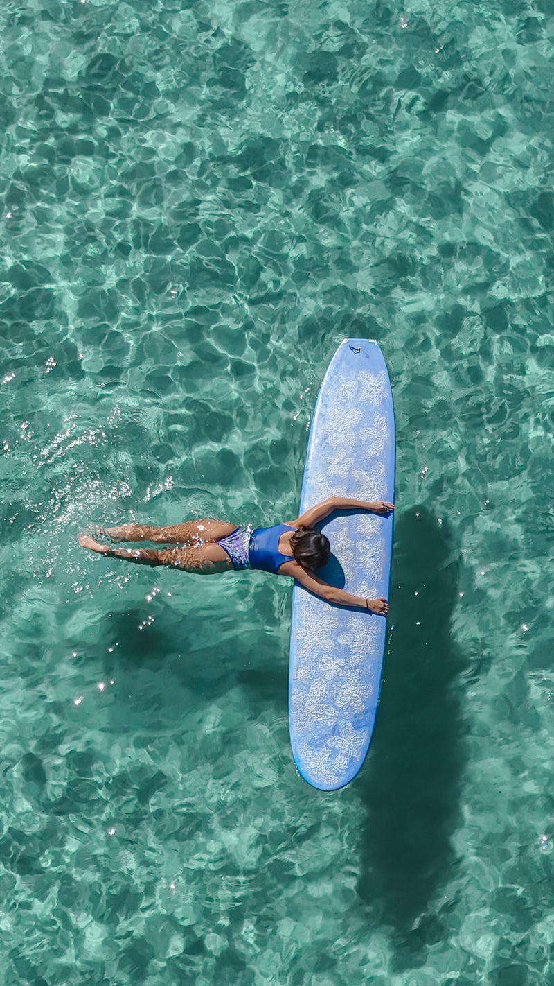 Sunshine Surfsuit in Purple & Lily
