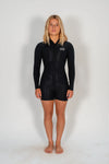 Yulex Spring Suit Front Zip | Black