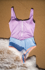 Zicatela Surf Suit - Pastel Paradise (Cheeky)