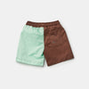 Quick Dry Boardshorts Recycled Material | Mint & Brown