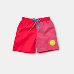 Quick Dry Boardshorts Recycled Material | Red & Pink