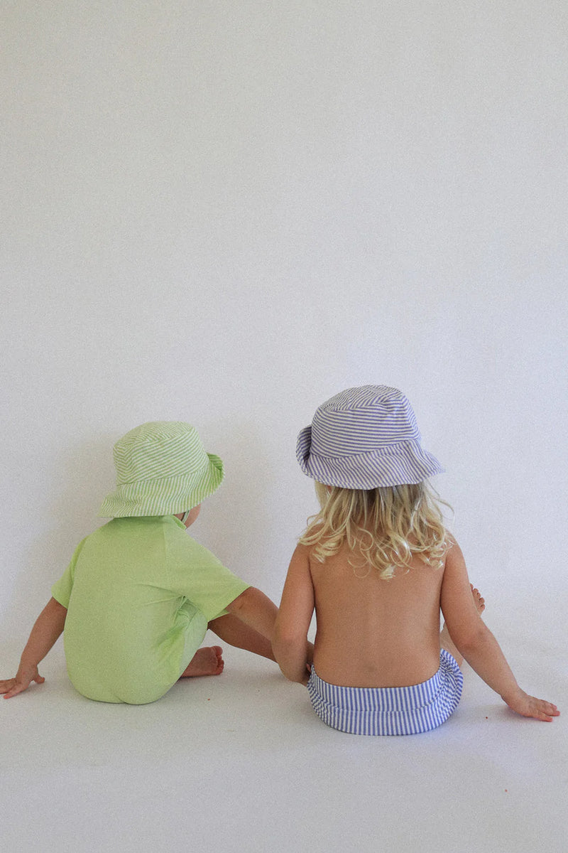 Kids Vali Bucket Hat - Berry Stripe