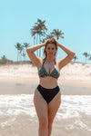 Ariel Bikini Top | Reversible | Jungle / Black