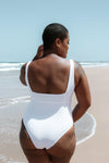 Lucy White Swimsuit // Pearl // Sustainable