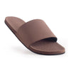 Men’s 100% recycled slides in soil brown by Indosole Australia