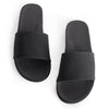 Women’s 100% recycled slides in black by Indosole Australia