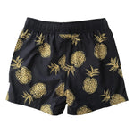 Kids Stretchy Trunks: Gold Pineapple