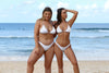 Quinn | White Brazilian Bikini Bottom | Eco-friendly