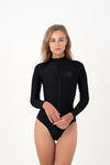 Sulawesi Long Sleeve Swimsuit & Surfsuit - Black