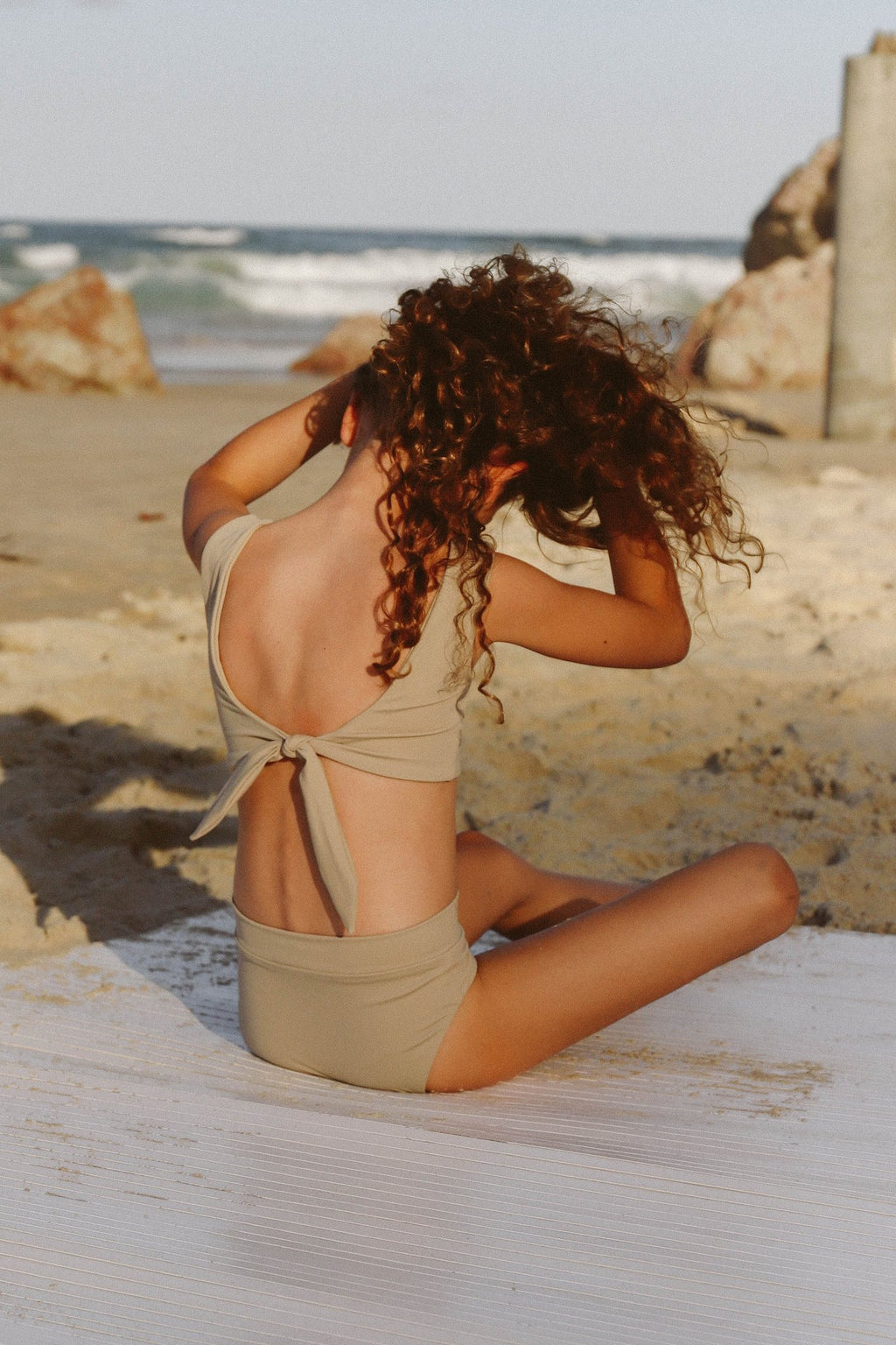 Arla Girls Bikini Set - Sand